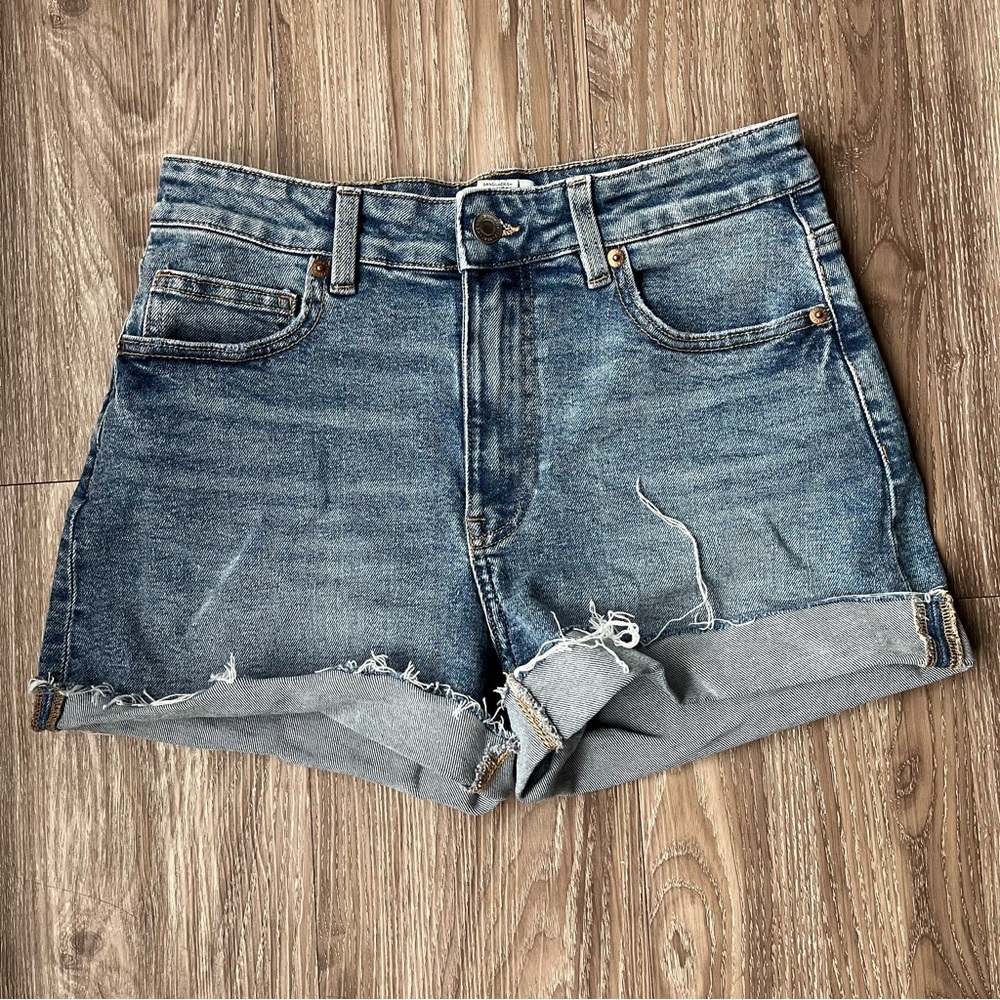 H&M Denim Blue Jean Shorts 8